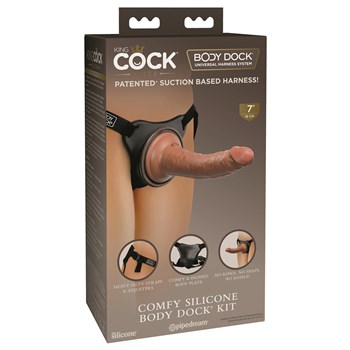 KingCock Elite 7 Inch Comfy Body Dock Harness Kit - Packaging