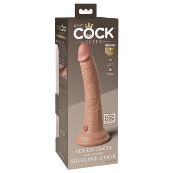 Kingcock Elite 7 Inch Dual Density Silicone Dildo - Packaging #2