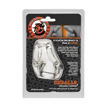 Cocksling 2 clear back packaging