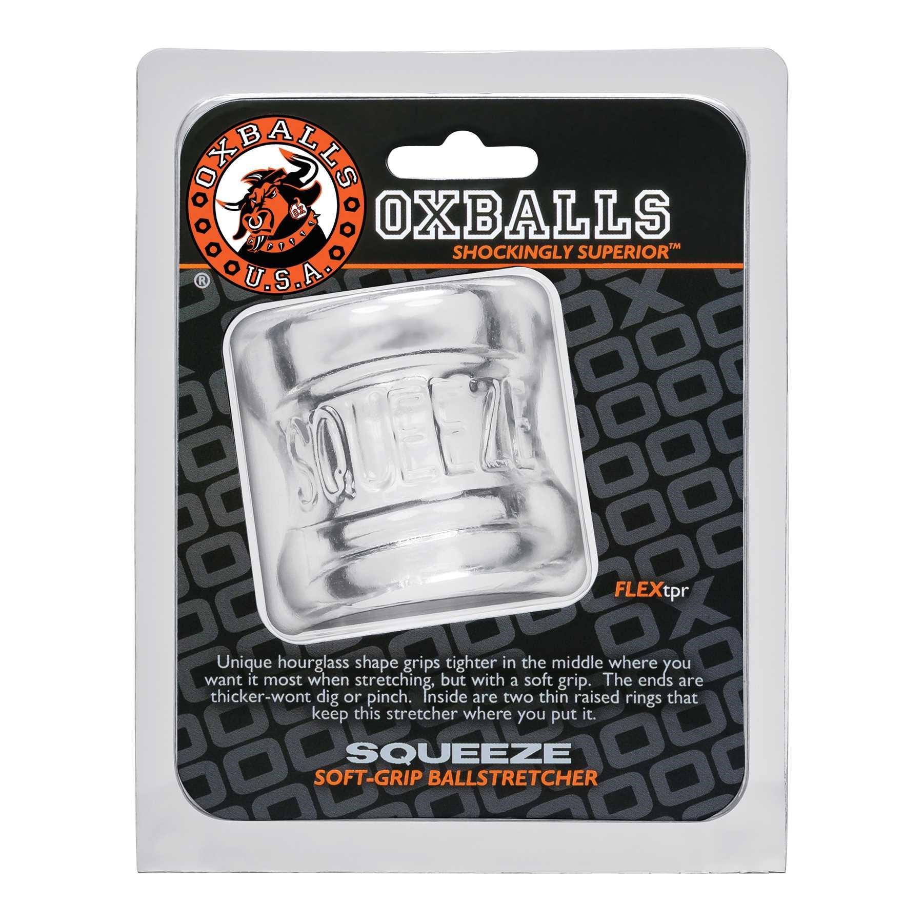Squeeze Soft-Grip Ball Stretcher clear front packaging