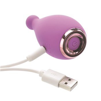 Exciter Super Charged Ultimate Stimulator Kit - Vibrator Shot Showing Where Charger is Inserted