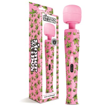Wacky Weed Wand Massager - Product and Packaging