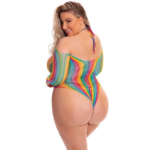 Rainbow Bodysuit Back Queen OS