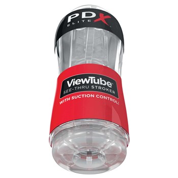 PDX Elite ViewTube See-Thru Stroker with cap removed