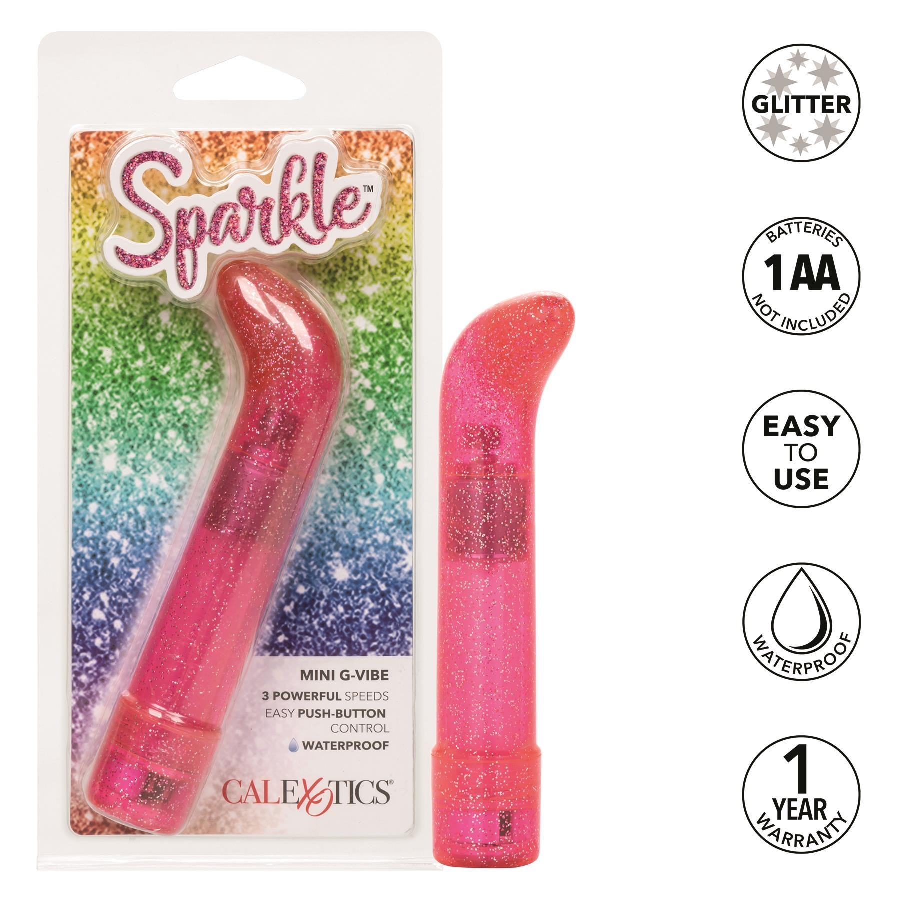 Sparkle Mini G-Spot Vibrator - Product, Packaging, and Features