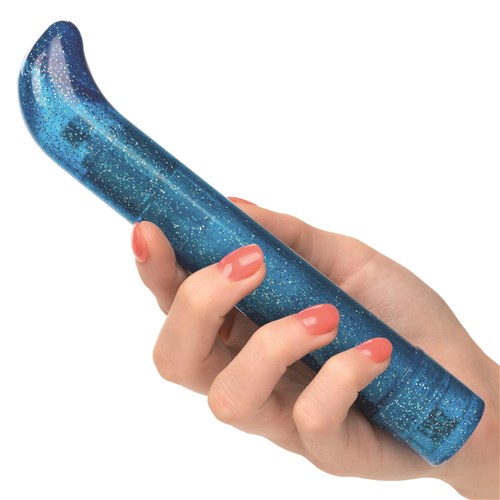 Sparkle Slim G Vibrator - Hand Shot to Show Size