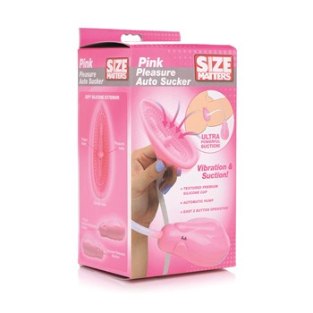 Size Matters Pink Pleasure Auto Sucking Pussy Pump - Packaging Shot