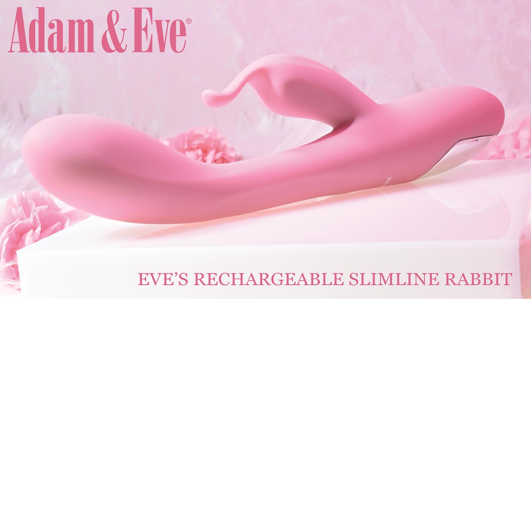 Eve's Rechargeable Slimline Rabbit - Lifestyle Image