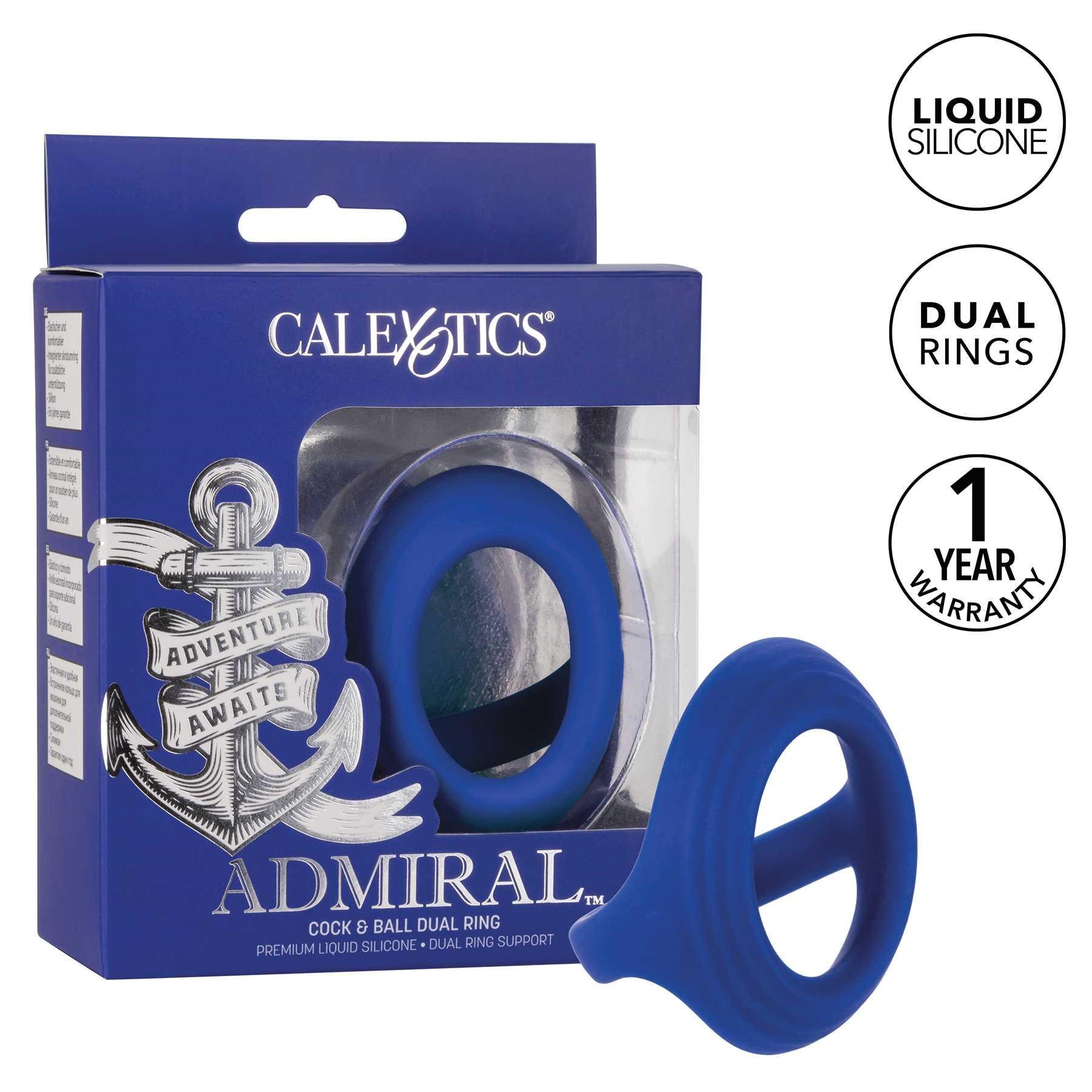 Admiral Cock & Ball Dual Ring with feature listing