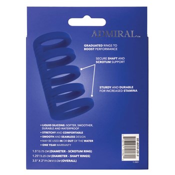Admiral Xtreme Cock Cage rear box packaging