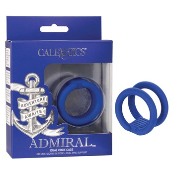 Admiral Dual Cock Cage with box packaging