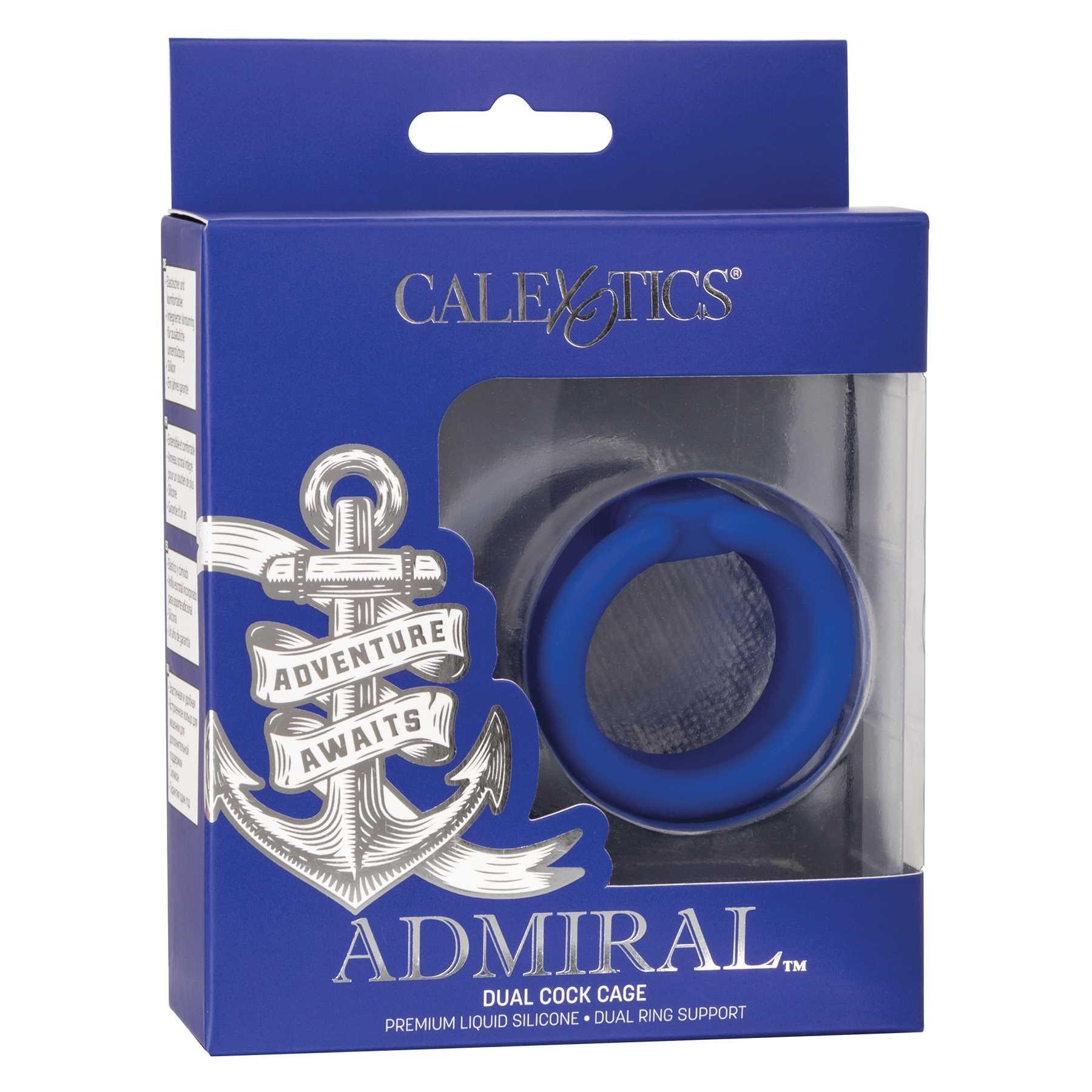Admiral Dual Cock Cage front box packaging