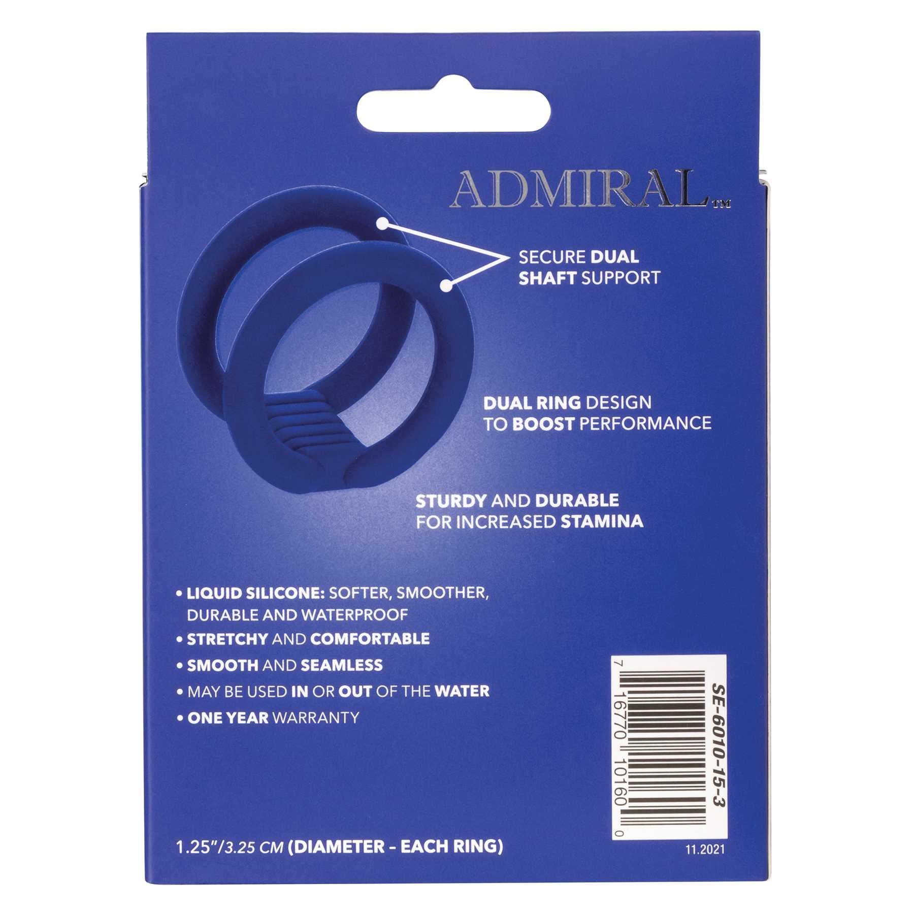 Admiral Dual Cock Cage rear box packaging