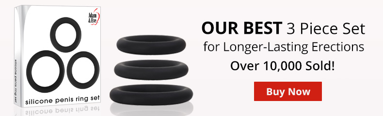 Buy Our Best 3 Piece Silicone Penis Ring Set!