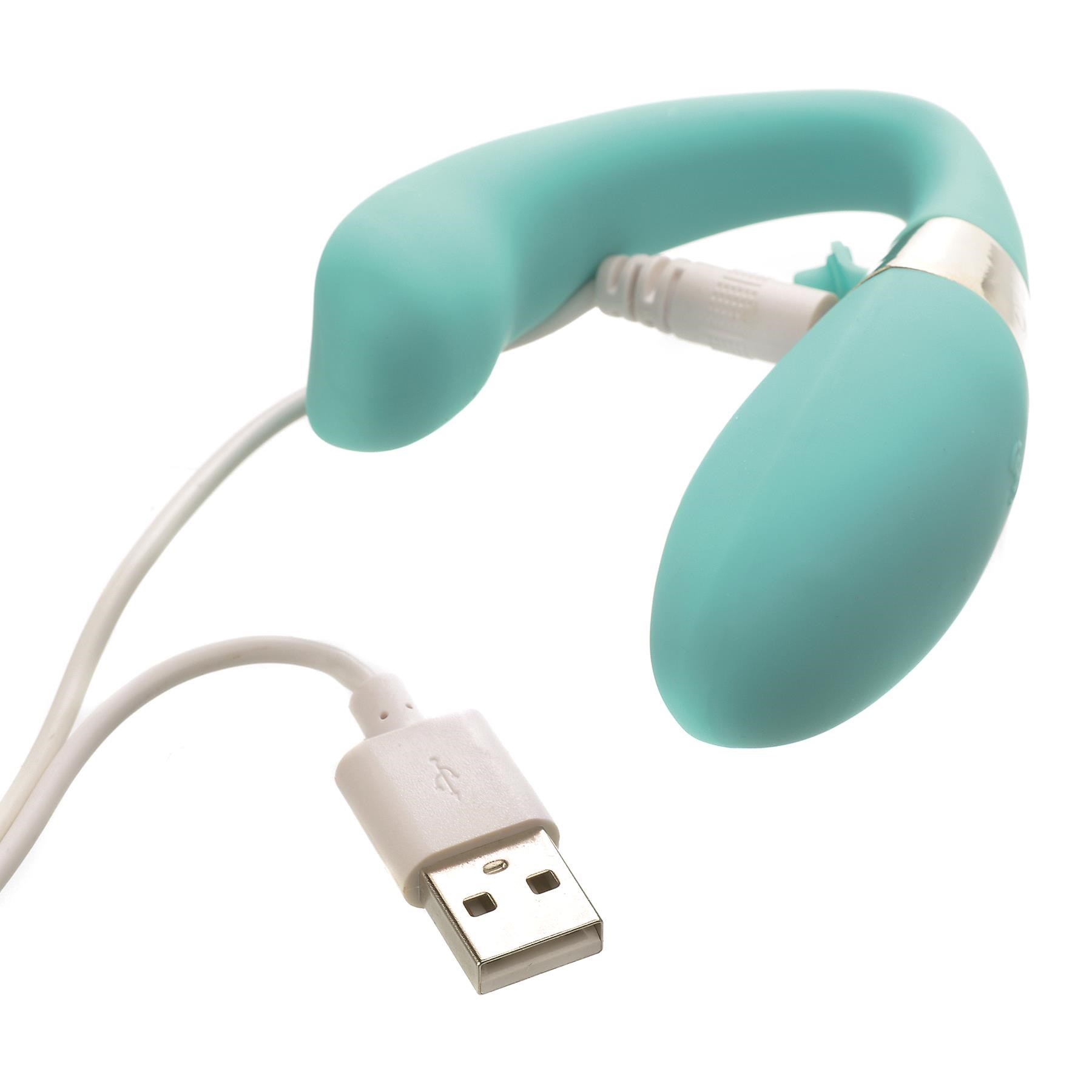 Lelo Tiani Harmony Couples Massager - Showing Where Charging Cable is Placed