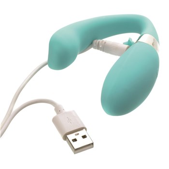 Lelo Tiani Harmony Couples Massager - Showing Where Charging Cable is Placed