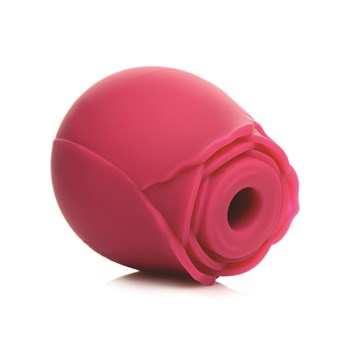 Gossip Come Into Bloom Rose Clitoral Stimulator - Product Shot - Side - Burgundy