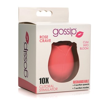 Gossip Come Into Bloom Rose Clitoral Stimulator - Packaging Shot - Coral