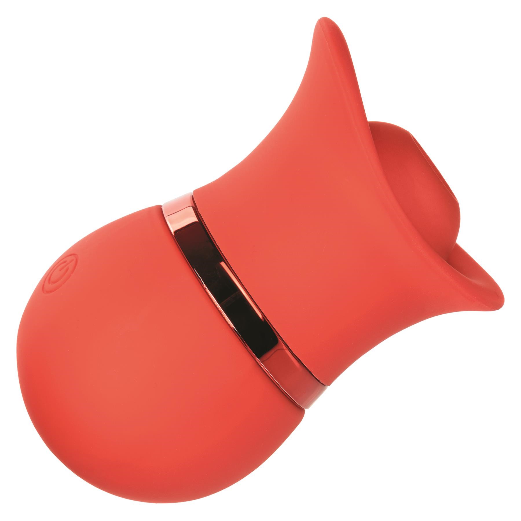 French Kiss Suck & Play Interchangeable Clitoral Set - Product Shot With Suction Tip Side Shot