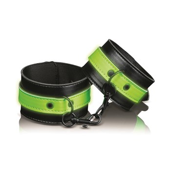 Ouch! Glow In The Dark Bondage Kit - Cuffs