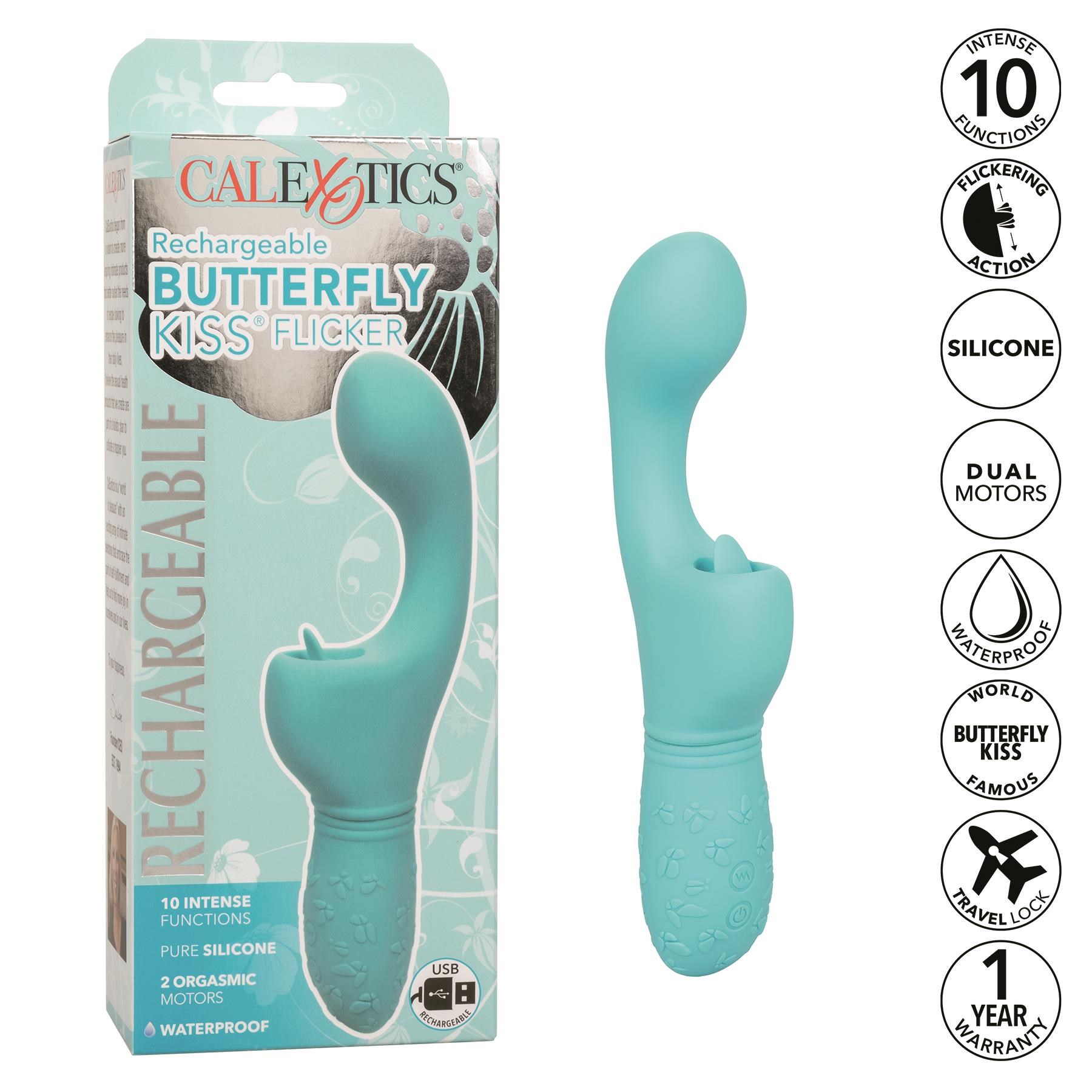 Butterfly Kiss Rechargeable Flicker - Features