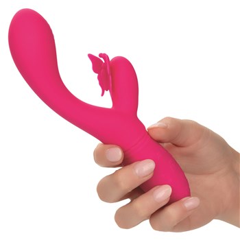 Butterfly Kiss Rechargeable Flutter - Hand Shot to Show Size