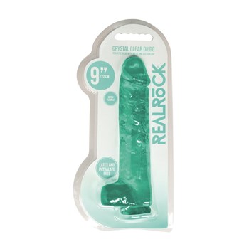 Realrock Realistic Dildo With Balls - 9 Inch - Packaging Shot