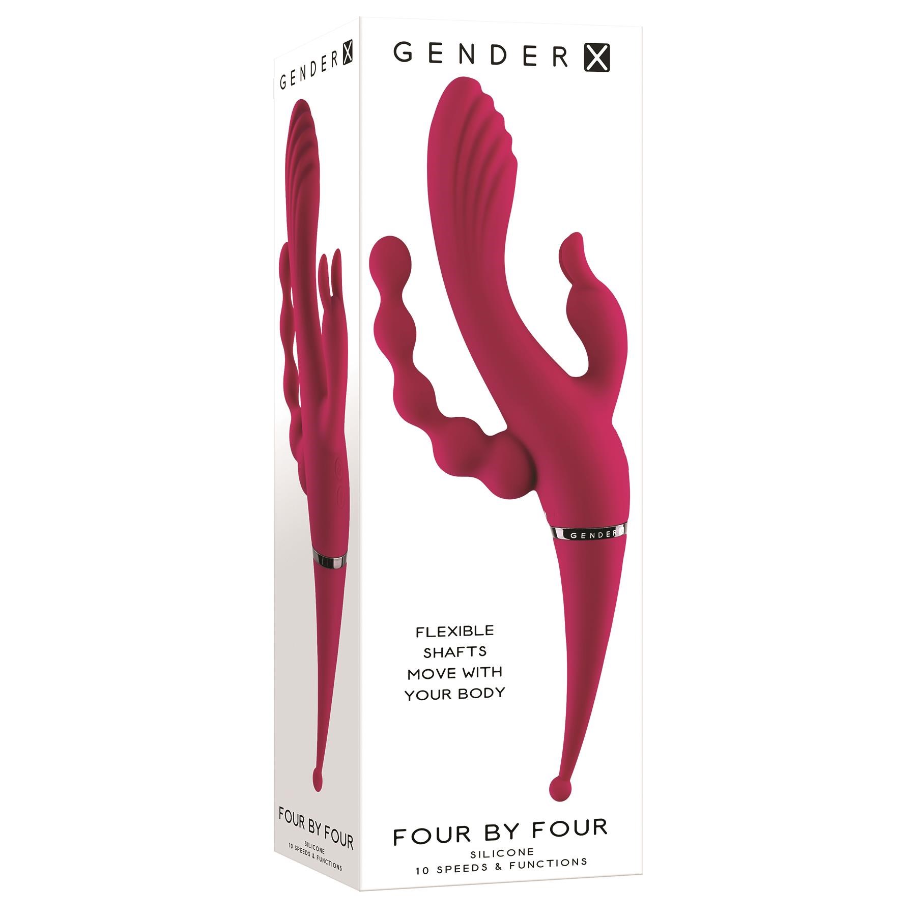 Gender X Four By Four Multi Stimulating Vibrator - Box Shot