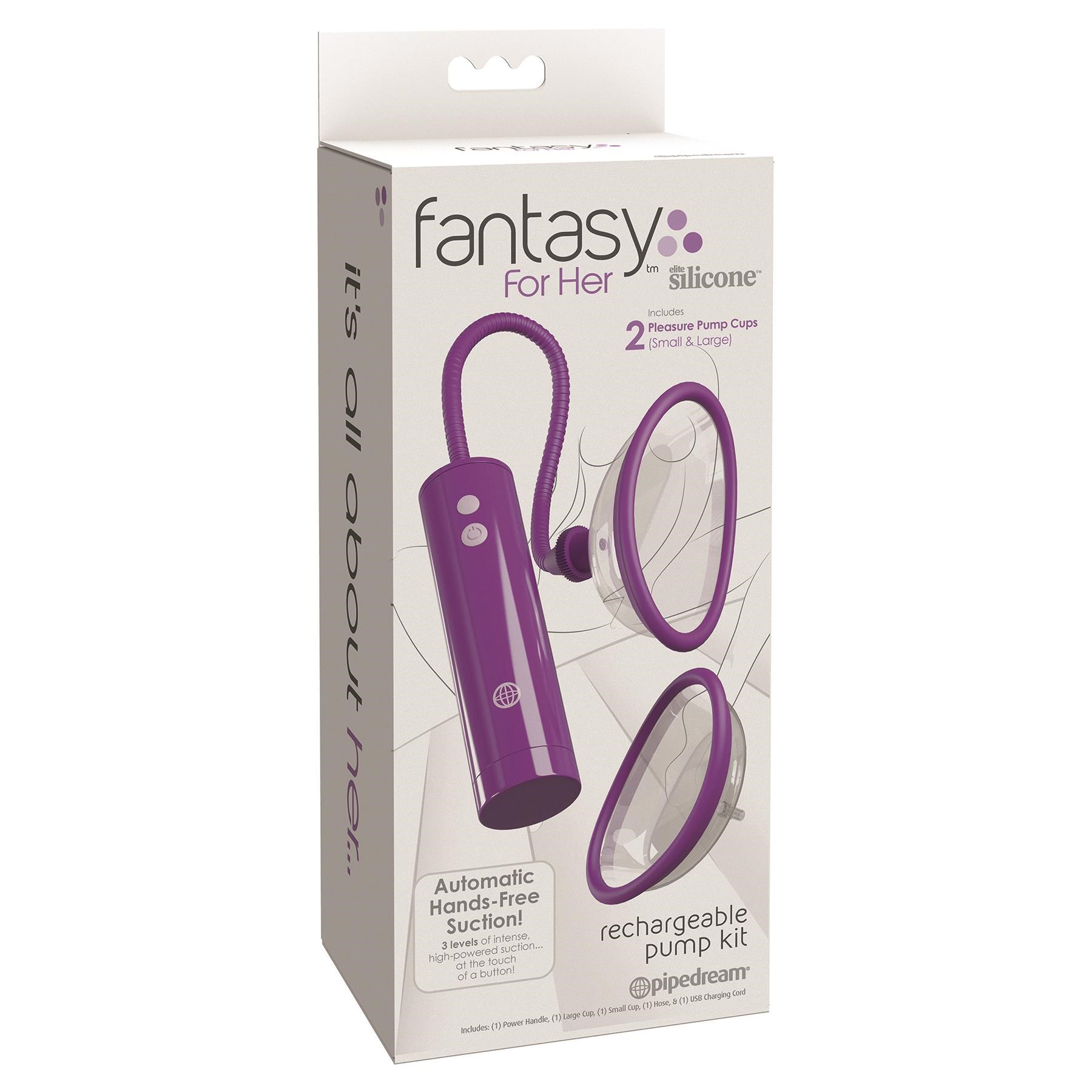 Fantasy For Her Rechargeable Pussy Pump Kit - Box Shot