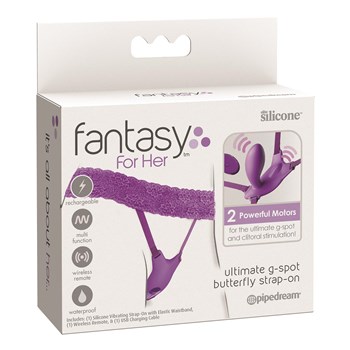 Fantasy For Her Ultimate G-Spot Butterfly Strap-On - Box Shot