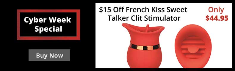 Cyber Week Special! $15 Off French Kiss Sweet Talker Clit Stimulator!