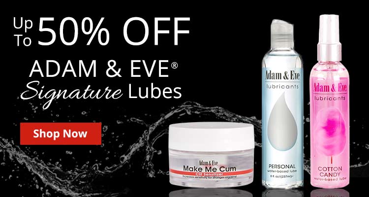 Save Up To 50% Off Adam And Eve Signature Lubes!