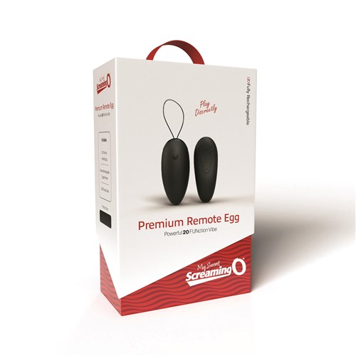 Screaming O Premium Rechargeable Remote Egg - Box