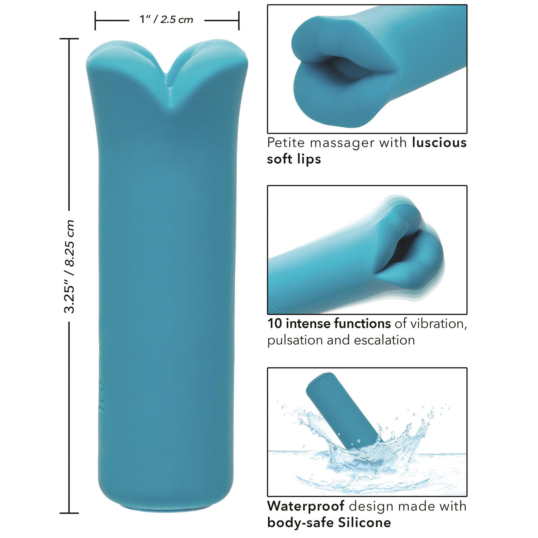 Kyst Lips Clitoral Massager - Dimensions