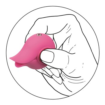 Luvmor Kisses Clitoral Stimulator - Hand Shot to Show How is Held