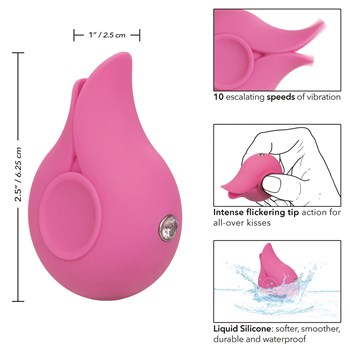 Luvmor Kisses Clitoral Stimulator - Dimensions and Instructions