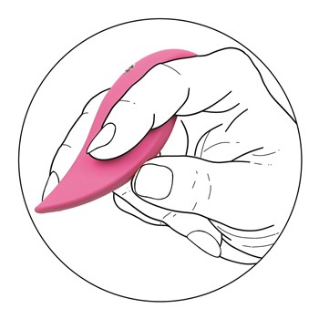 Luvmor Foreplay Finger Vibrator - Hand Shot Showing How to Use