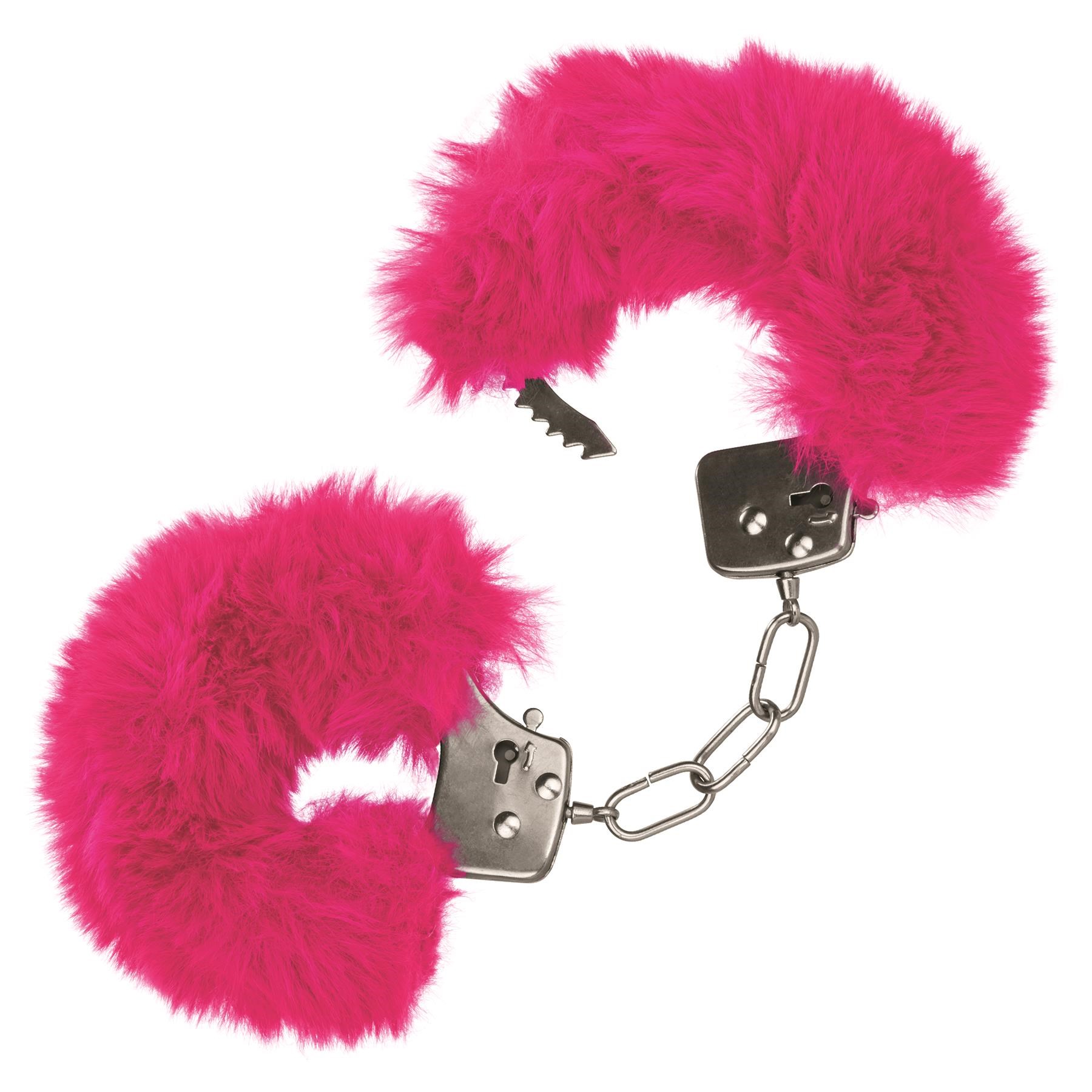Ultra Furry Cuffs - Product Shot - Pink