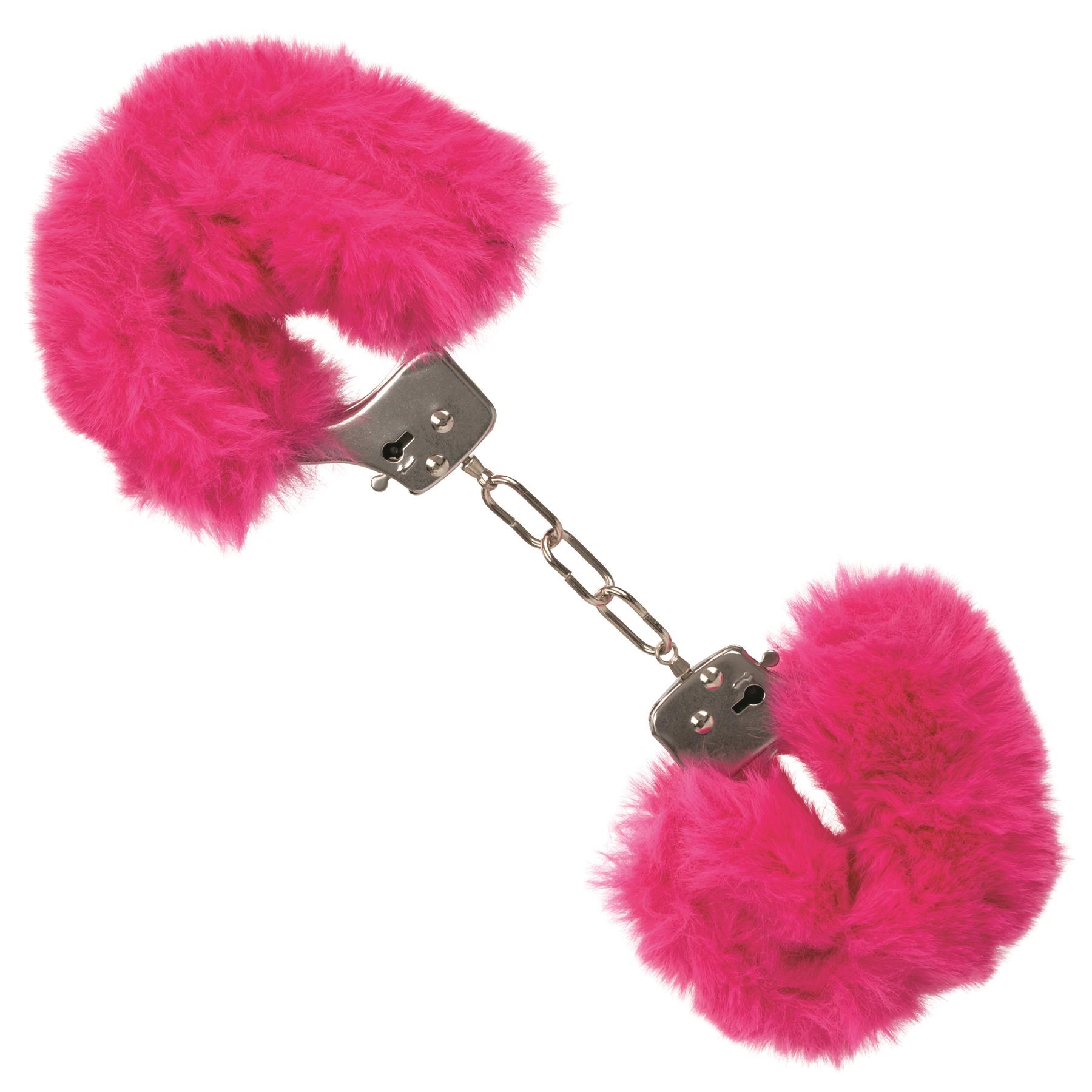 Ultra Furry Cuffs - Product Shot - Pink