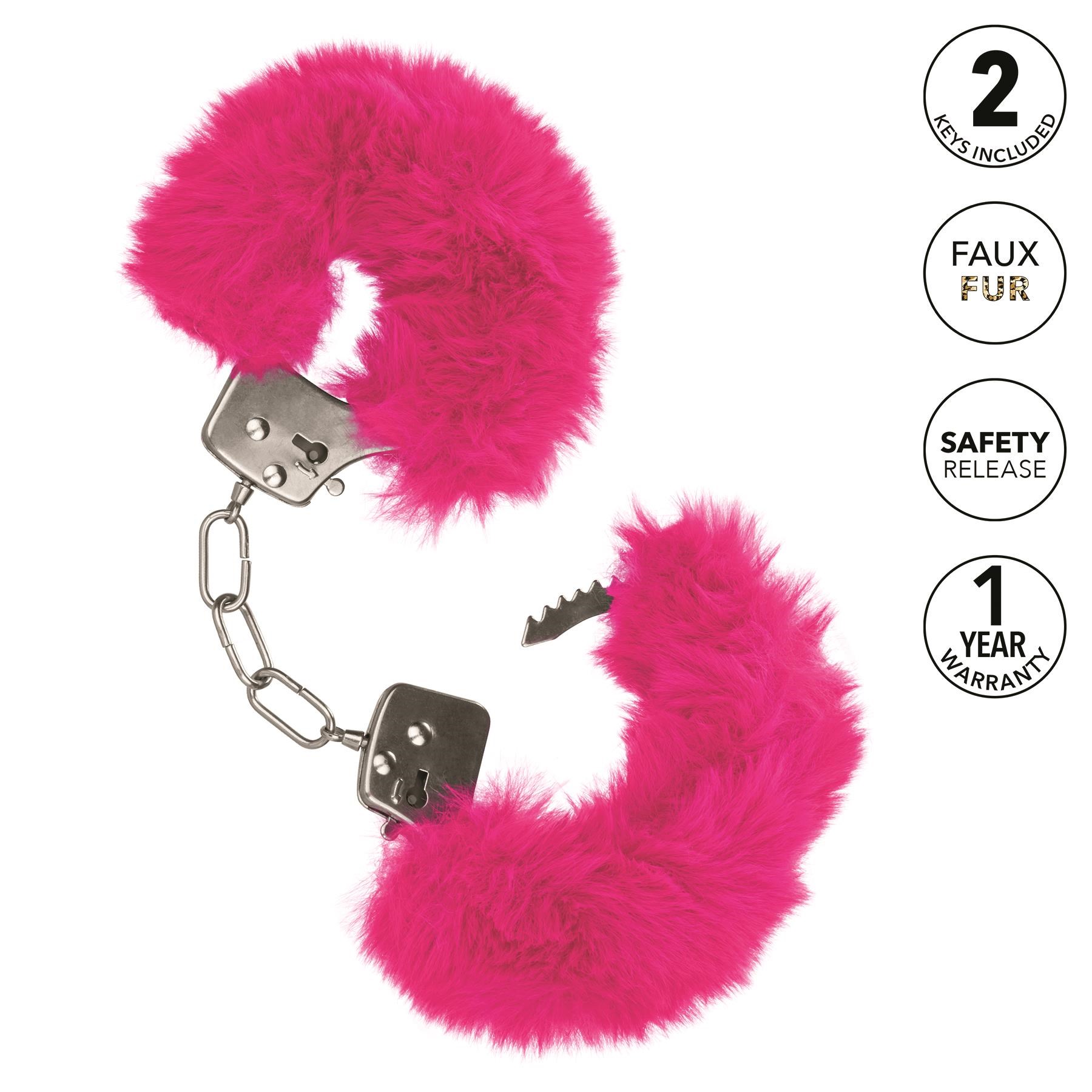 Ultra Furry Cuffs - Features - Pink