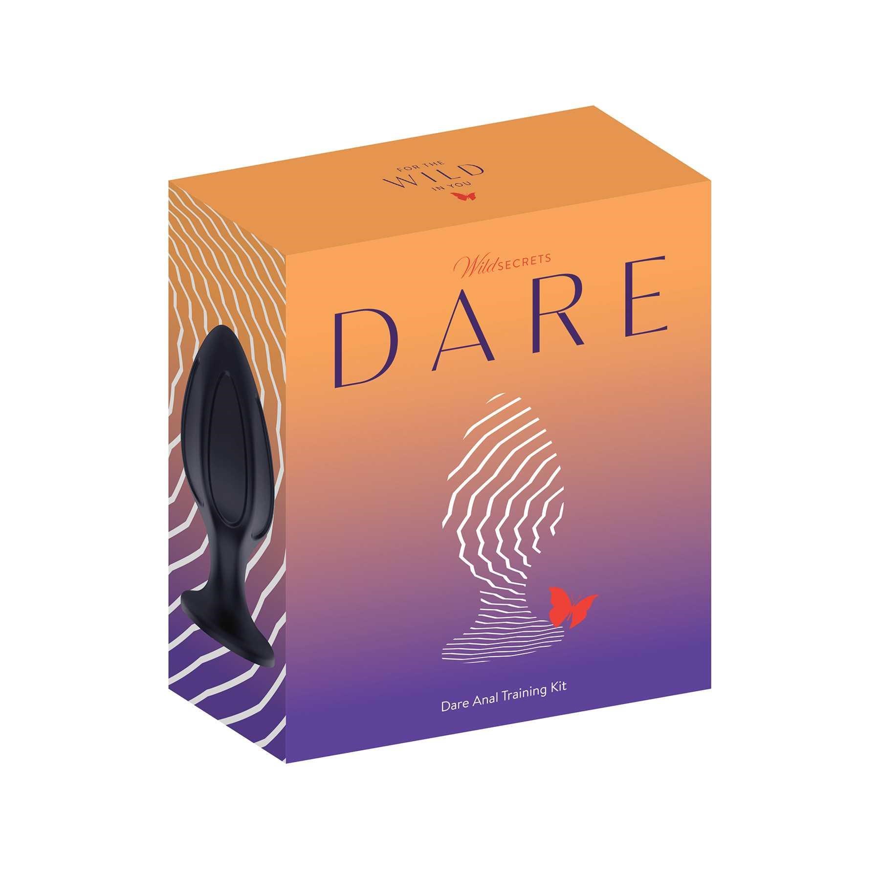 Wild Secrets Dare Silcone Anal Trainer Kit front box packaging