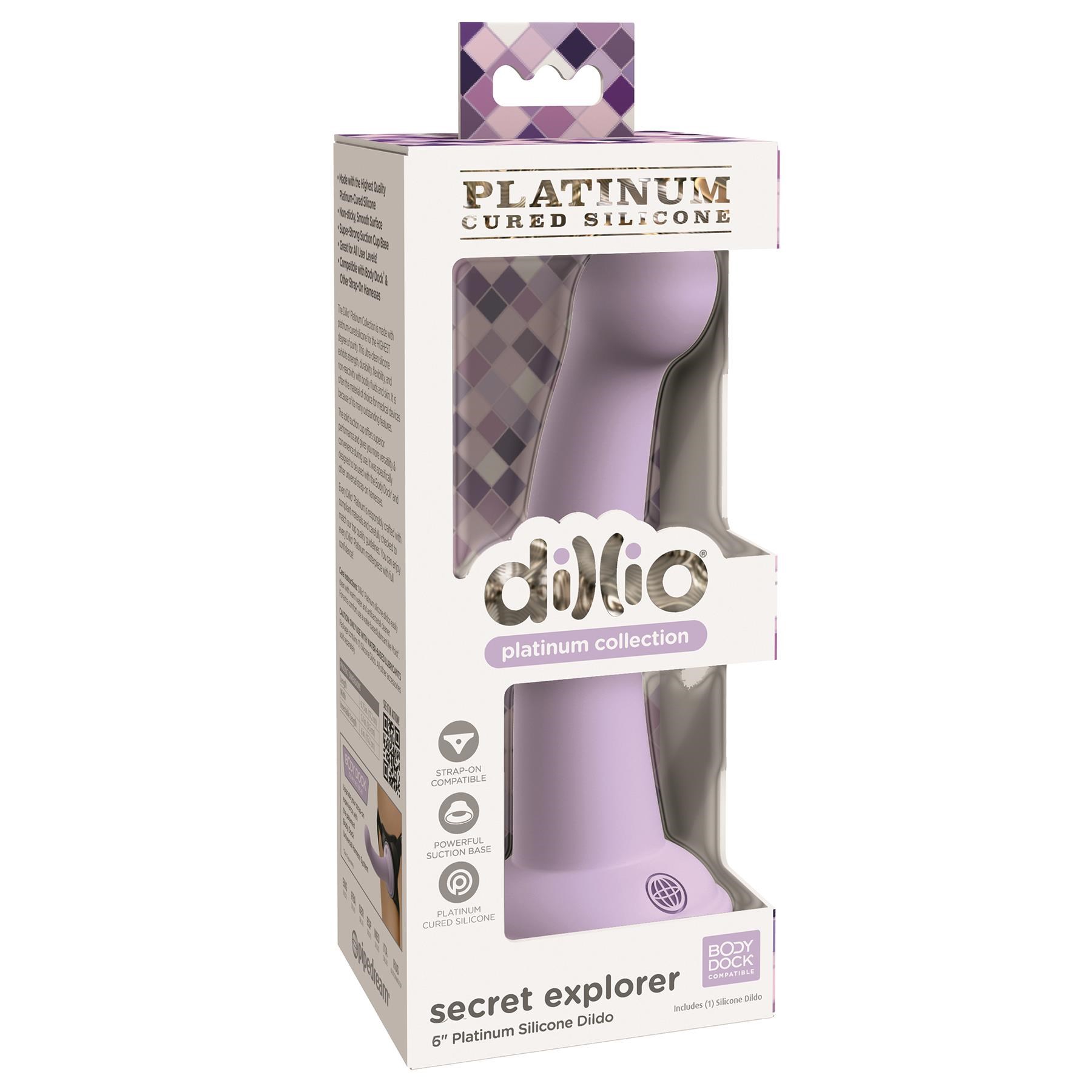 Dillio Platinum Secret Explore Dildo - Packaging Shot