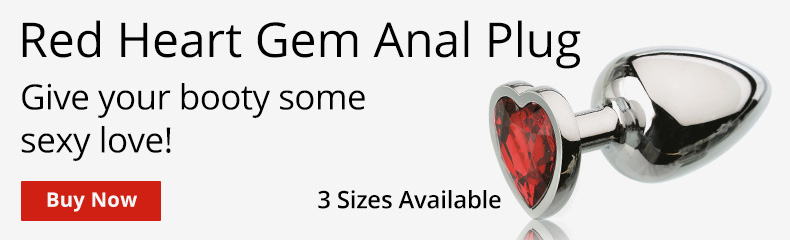 Buy A Red Heart Gem Anal Plug!