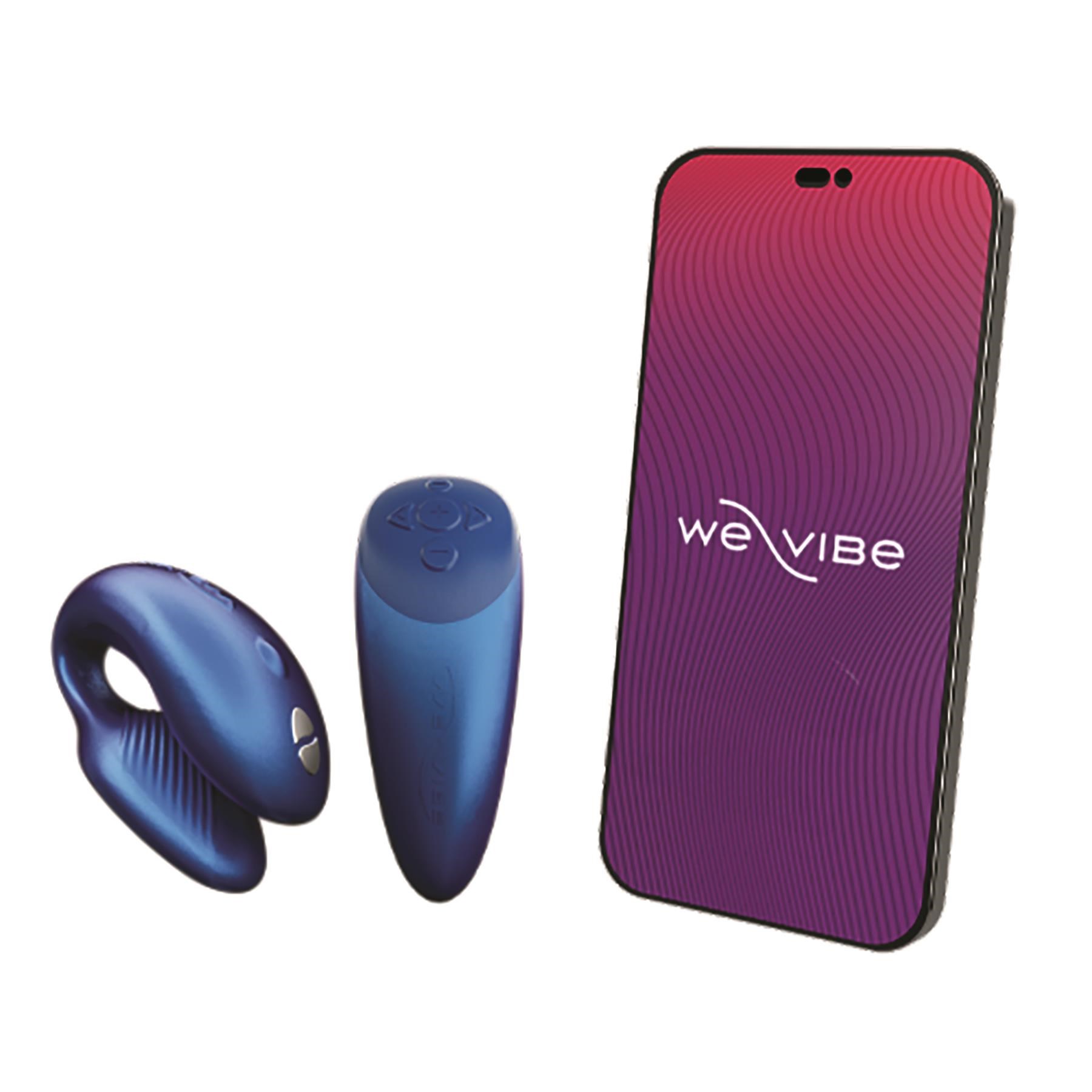 We-Vibe Chorus Couples Massager - Showing Phone with App