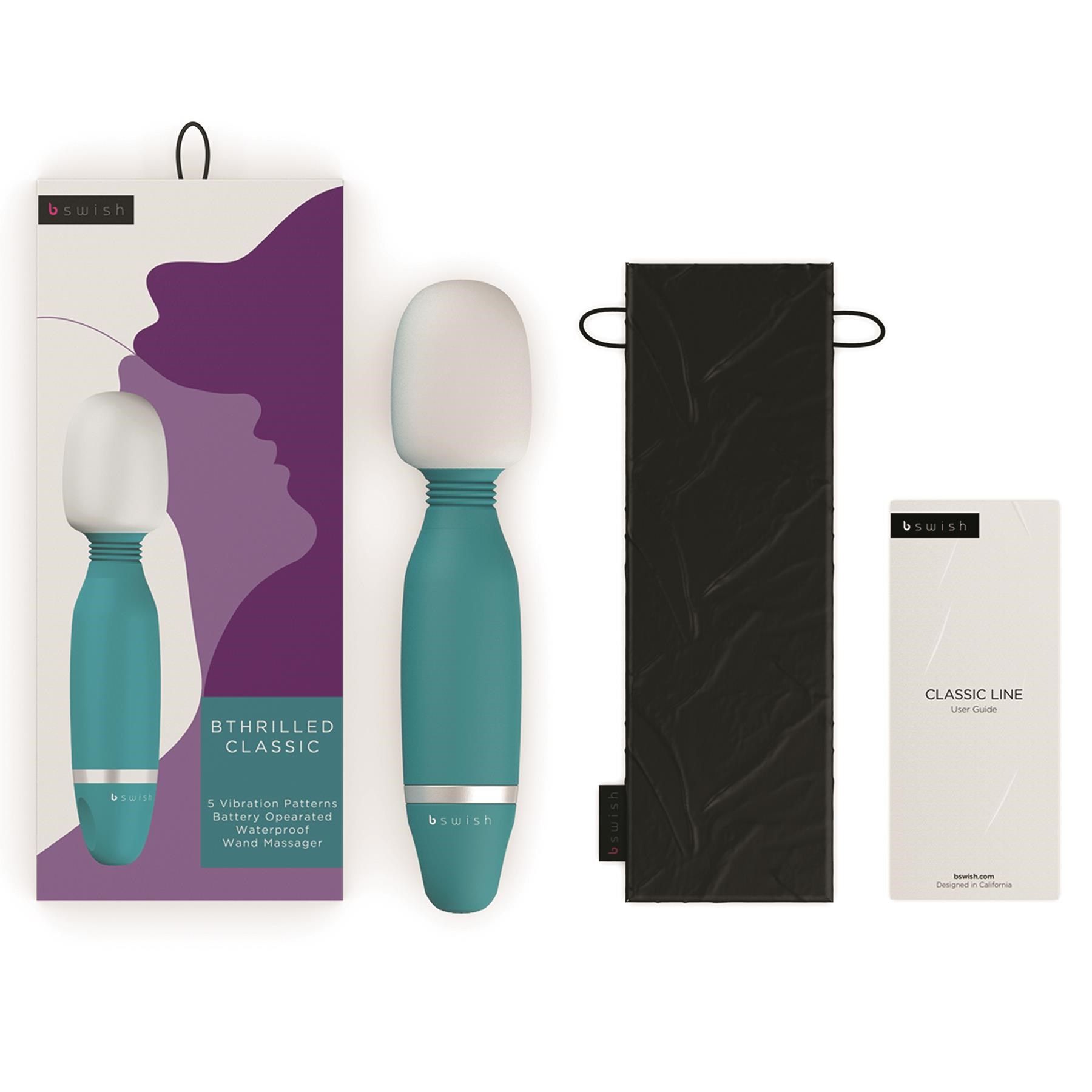 BSwish BThrilled Classic Wand Massager - All Components