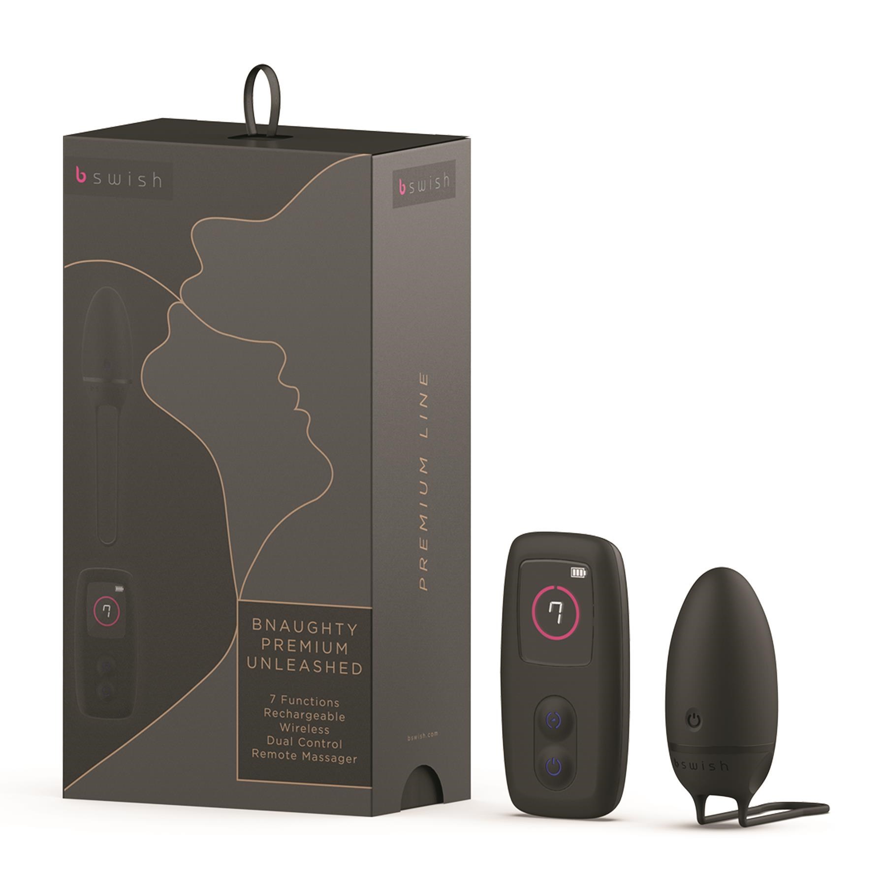 BSwish BNaughty Premium Unleashed Remote Control Bullet - Product and Packaging