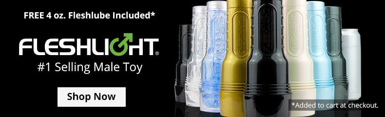 Free 4 ounce Fleshlube With Fleshlight Stroker Purchase!