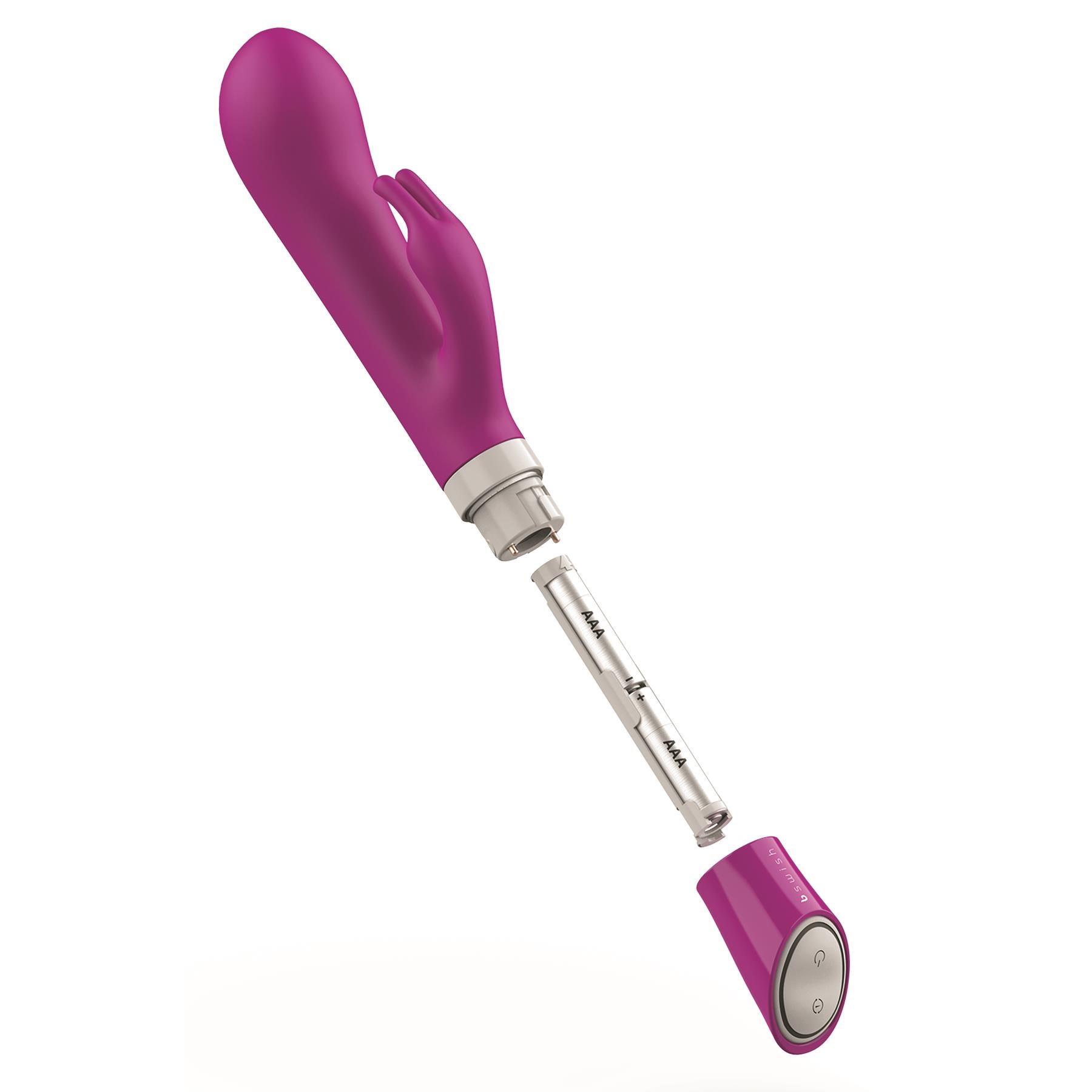 BSwish BWild Deluxe Bunny - Showing How Batteries are Placed in the Vibrator