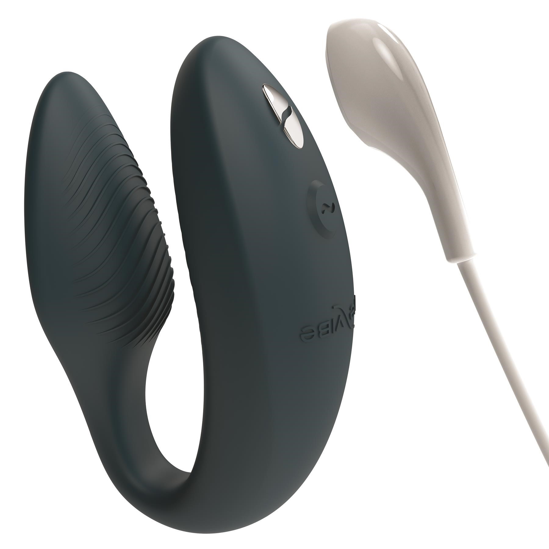 We-Vibe Sync 2 Couples Massager - Showing Where Charging Cable is Placed