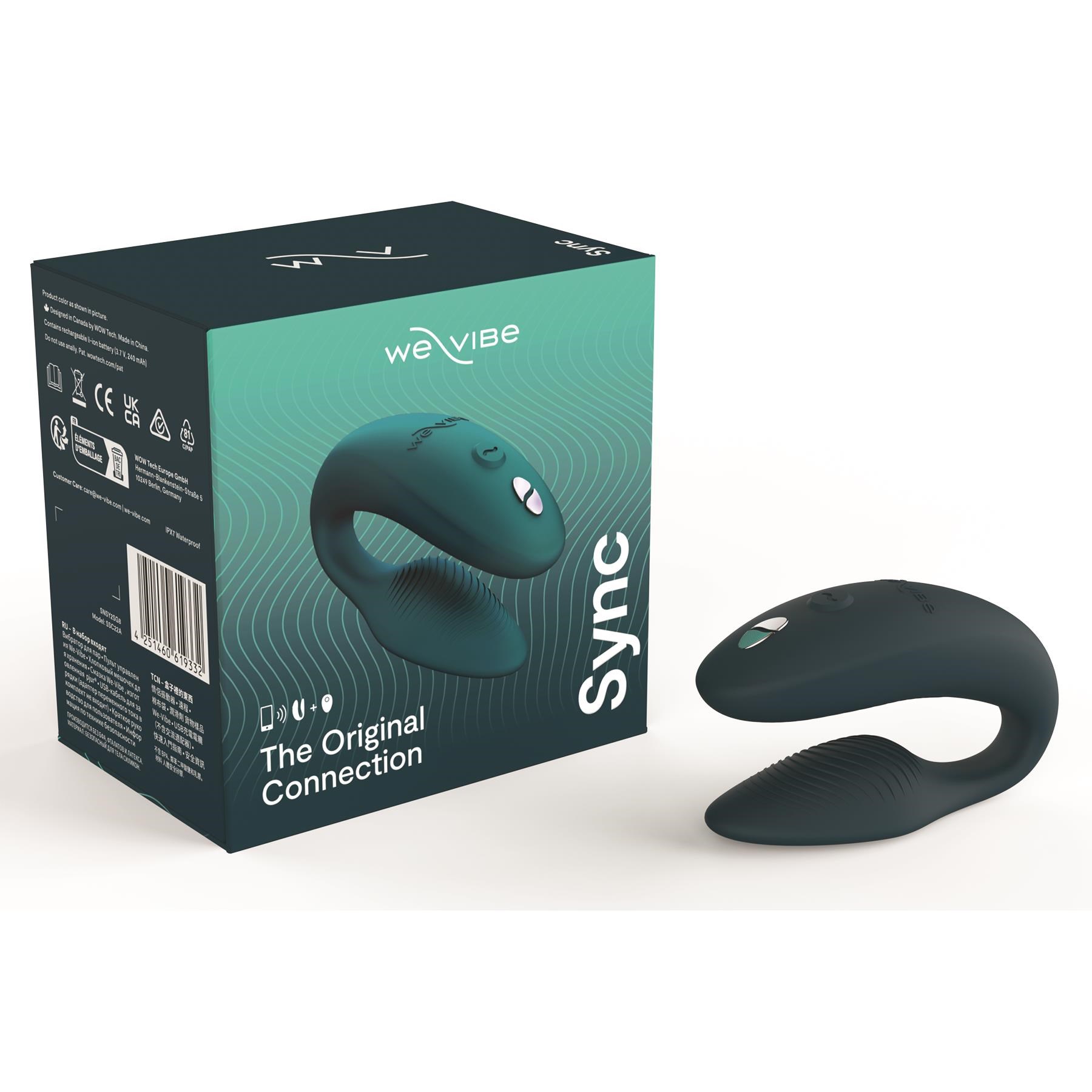 We-Vibe Sync 2 Couples Massager - Product and Packaging